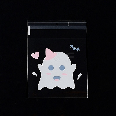 Halloween Theme Plastic Bakeware Bag ABAG-F007-03D-1