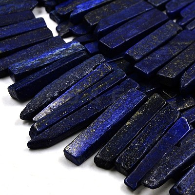 Chip Natural Lapis Lazuli Graduated Beads Strands G-P064-04-1