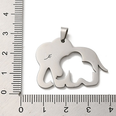 Non-Tarnish 304 Stainless Steel Pendants STAS-O005-24A-P-1