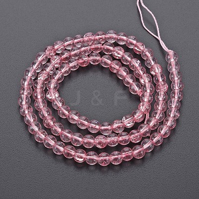 Crackle Glass Beads Strands GLAA-S192-B-006-1