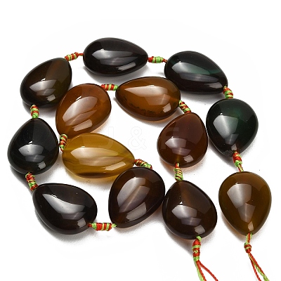 Natural Yellow Agate Beads Strands GG-CBAB9C6-C02-01-1
