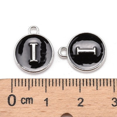 Platinum Plated Alloy Charms LS-ENAM-S118-02I-P-1