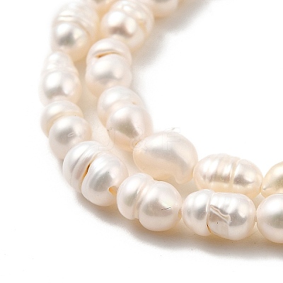 Natural Cultured Freshwater Pearl Beads Strands PEAR-I007-01M-01B-1