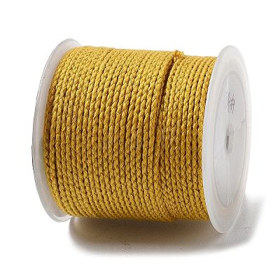 20M Polyester Braided Cord for Jewelry Making OCOR-G015-04A-17-1