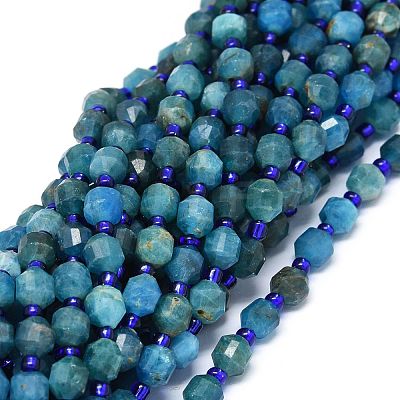 Natural Apatite Beads Strands G-O201B-04-1