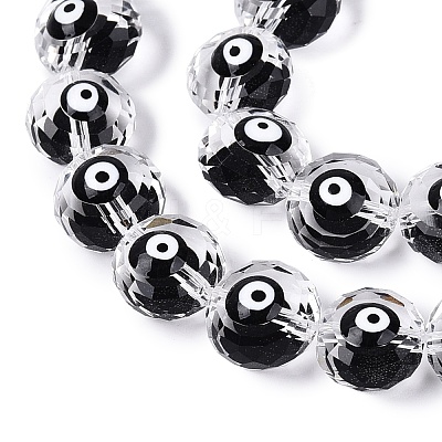 Glass Enamel Beads Strands GLAA-Q112-01A-01-1