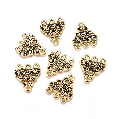 Tibetan Style Links TIBEP-EA10676YKG-AG-FF-1