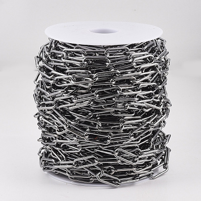 Unwelded Iron Paperclip Chains CH-S125-01A-B-1