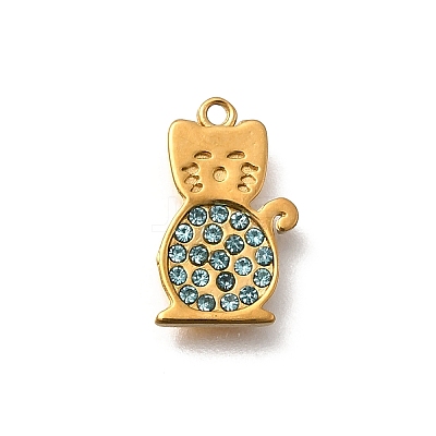 304 Stainless Steel Pendants STAS-Z160-08G-03-1