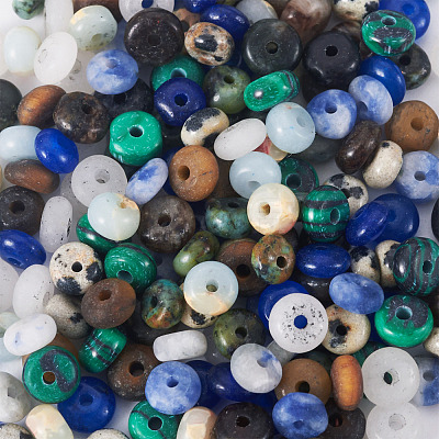 300Pcs 10 Styles Natural & Synthetic Mixed Stone Beads G-TA0003-01-1