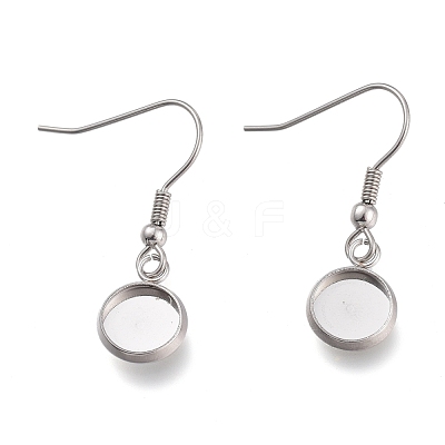 Tarnish Resistant 304 Stainless Steel Earring Hooks STAS-H114-10P-1
