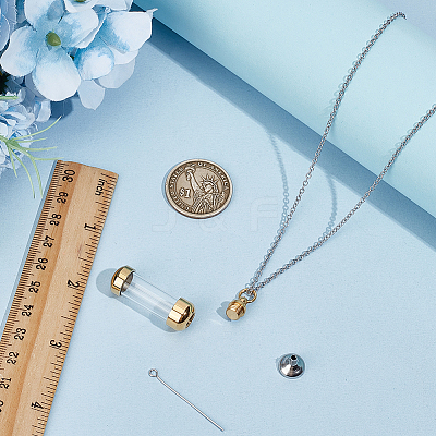 DIY Pendant Necklaces Making Kits DIY-CN0003-76G-1