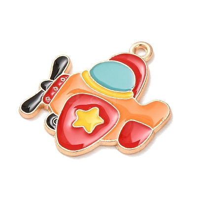 Alloy with Enamel Pendants AL-CBA9CD2-03D-1