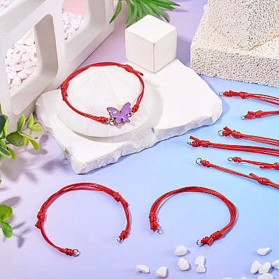 20Pcs Adjustable Korean Waxed Polyester Cord Bracelet Making BJEW-TAC0051-12-1