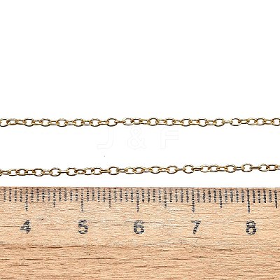Ion Plating(IP) 304 Stainless Steel Cable Necklaces MAK-N016-12G-1
