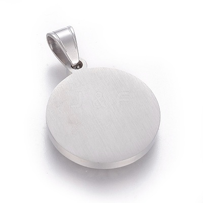 304 Stainless Steel Enamel Pendants STAS-E439-90R-P-1