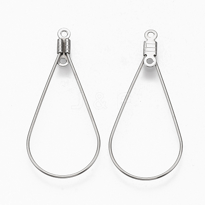 Tarnish Resistant 304 Stainless Steel Wire Pendants X-STAS-T051-003-1