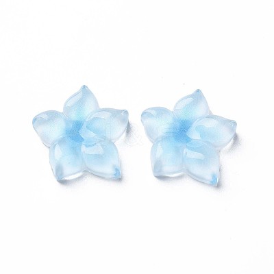 Transparent Epoxy Resin Cabochons LS-CRES-S365-23B-1