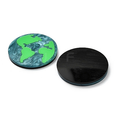 Opaque Acrylic Pendants OACR-I020-05-1