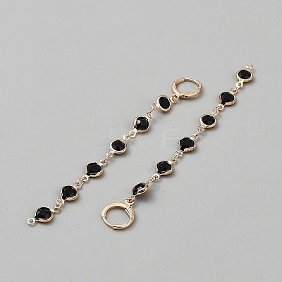 Alloy Flat Round Tassel Leverback Earrings EJEW-WH0020-36B-1