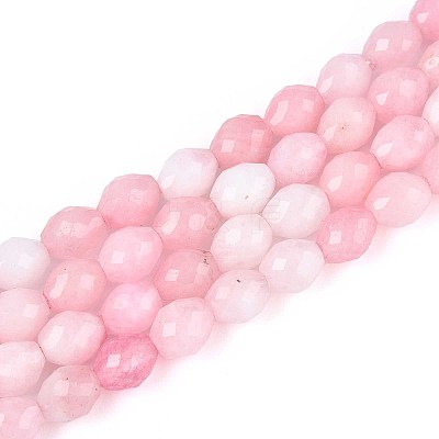 Natural Dyed White Jade Beads Strands G-T142-89G-1