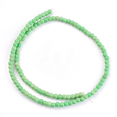 Synthetic Turquoise Beads Strands TURQ-G106-4mm-02-1