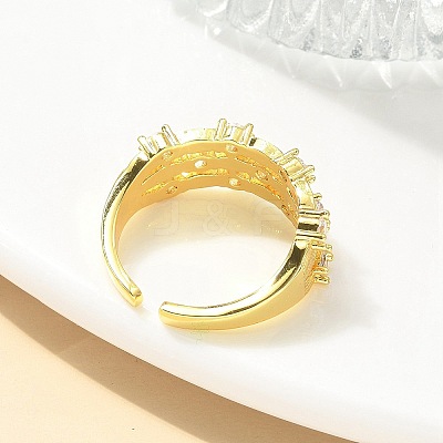 304 Stainless Steel Criss Cross Rings RJEW-B109-08G-01-1