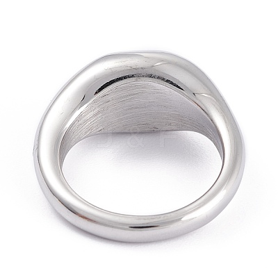 Non-Tarnish Unisex 304 Stainless Steel Finger Rings X-RJEW-K233-11B-P-1