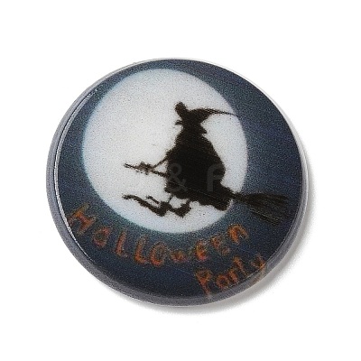 Halloween Series Acrylic Cbabochons OACR-M012-09-1