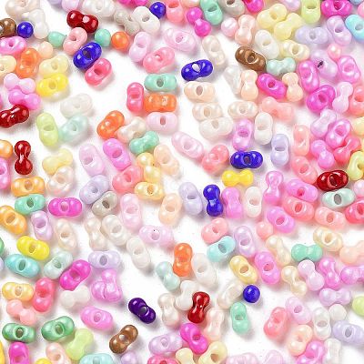 Baking Paint Glass Seed Beads SEED-A033-04N-1