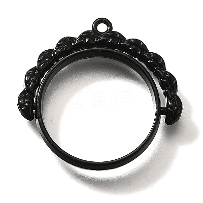 Alloy Open Back Bezel Pendants PALLOY-I223-17EB-1