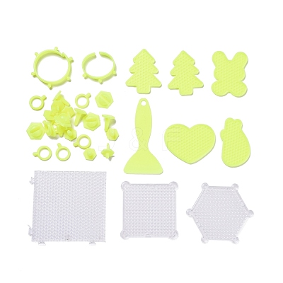 DIY 36 Colors 11000Pcs 4mm PVA Round Water Fuse & Crystal Beads Kits for Kids DIY-Z007-49-1