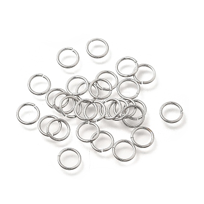 Brass Open Jump Rings KK-B147-03G-P-1