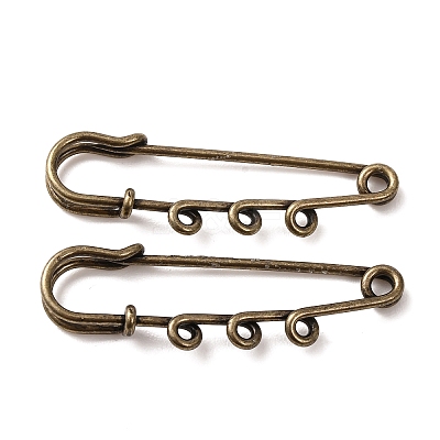 304 Stainless Steel Safety Pins Brooch Findings SA-CBA4160-04C-AB-1