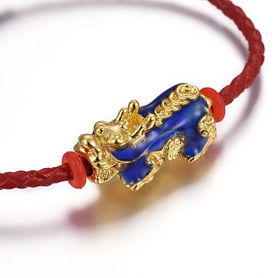 Braided Genuine Cowhide Cord Bracelets BJEW-F360-A01-1