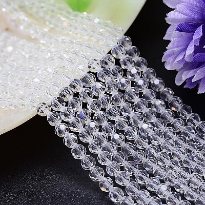 Imitation Austrian Crystal Bead Strands G-M181-12mm-01A-1