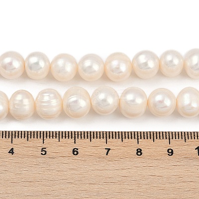 Natural Cultured Freshwater Pearl Beads Strands PEAR-I007-07Z-10C-1