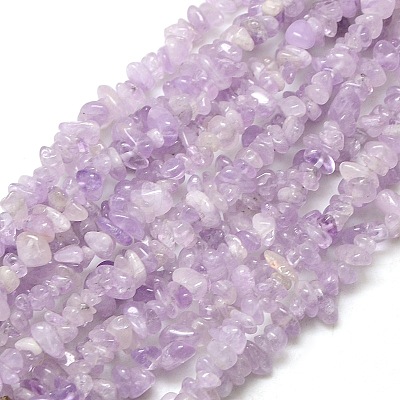 Natural Lavender Amethyst Beads Strands G-P035-12-1