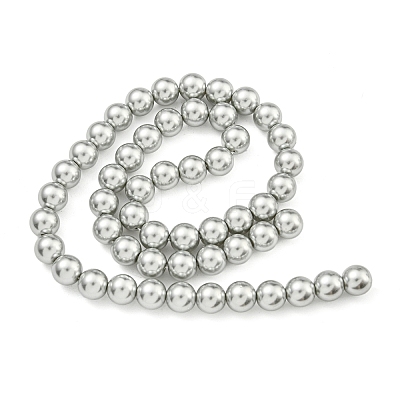Glass Pearl Beads Strands HY-G002-01D-04-1