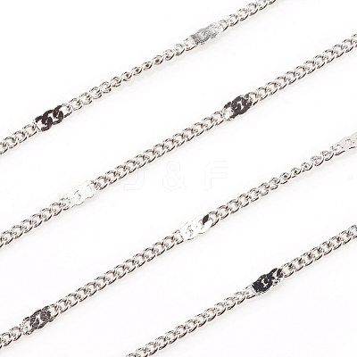 Soldered Brass Coated Iron Cable Chains CH-CJC0001-02B-P-1