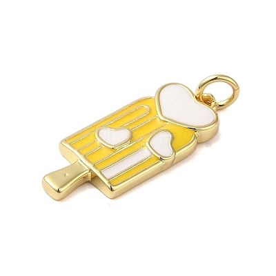 Rack Plating Brass Enamel Pendants KK-S372-03D-01-1
