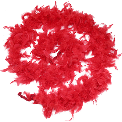 Turkey Feather Fluff Boa for Dancing DIY-WH0568-10C-1