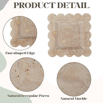 Marble Jewelry Plates AJEW-WH20020-239A-1