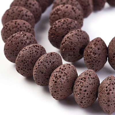 Natural Lava Rock Beads Strands G-I220-17A-07-1