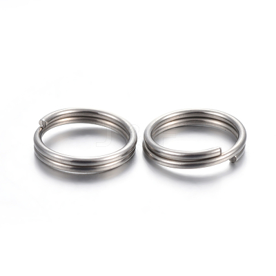 Tarnish Resistant 304 Stainless Steel Split Rings STAS-P223-22P-03-1