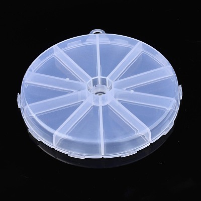 Flat Round Polypropylene(PP) Bead Storage Containers CON-S043-045C-1