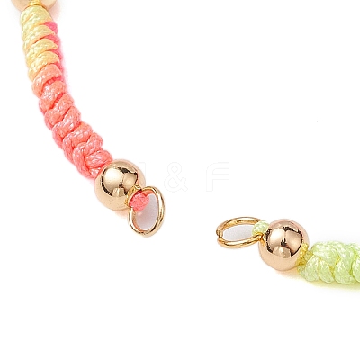 5 Colors Braided Nylon Cord Sets for DIY Bracelet Making AJEW-JB01238-1