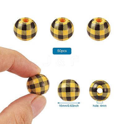 Natural Wooden Beads WOOD-TAC0010-05M-1