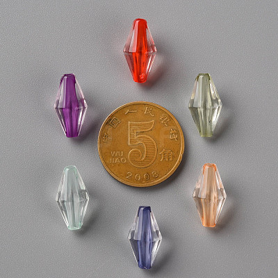 Transparent Acrylic Beads TACR-S154-13A-1
