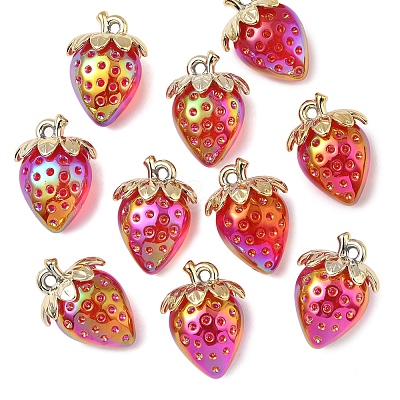 10Pcs Transparent Acrylic Pendants MACR-FS0002-08C-1